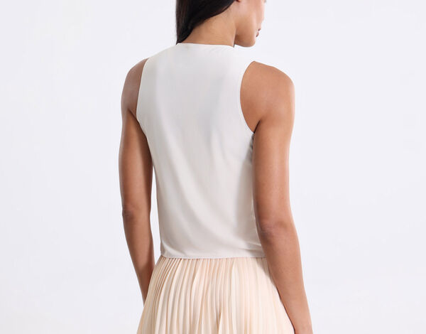 Camiseta Para Mujer Beige