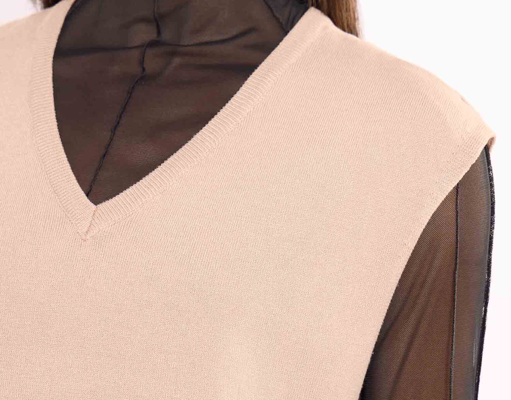 Camiseta Para Mujer Beige