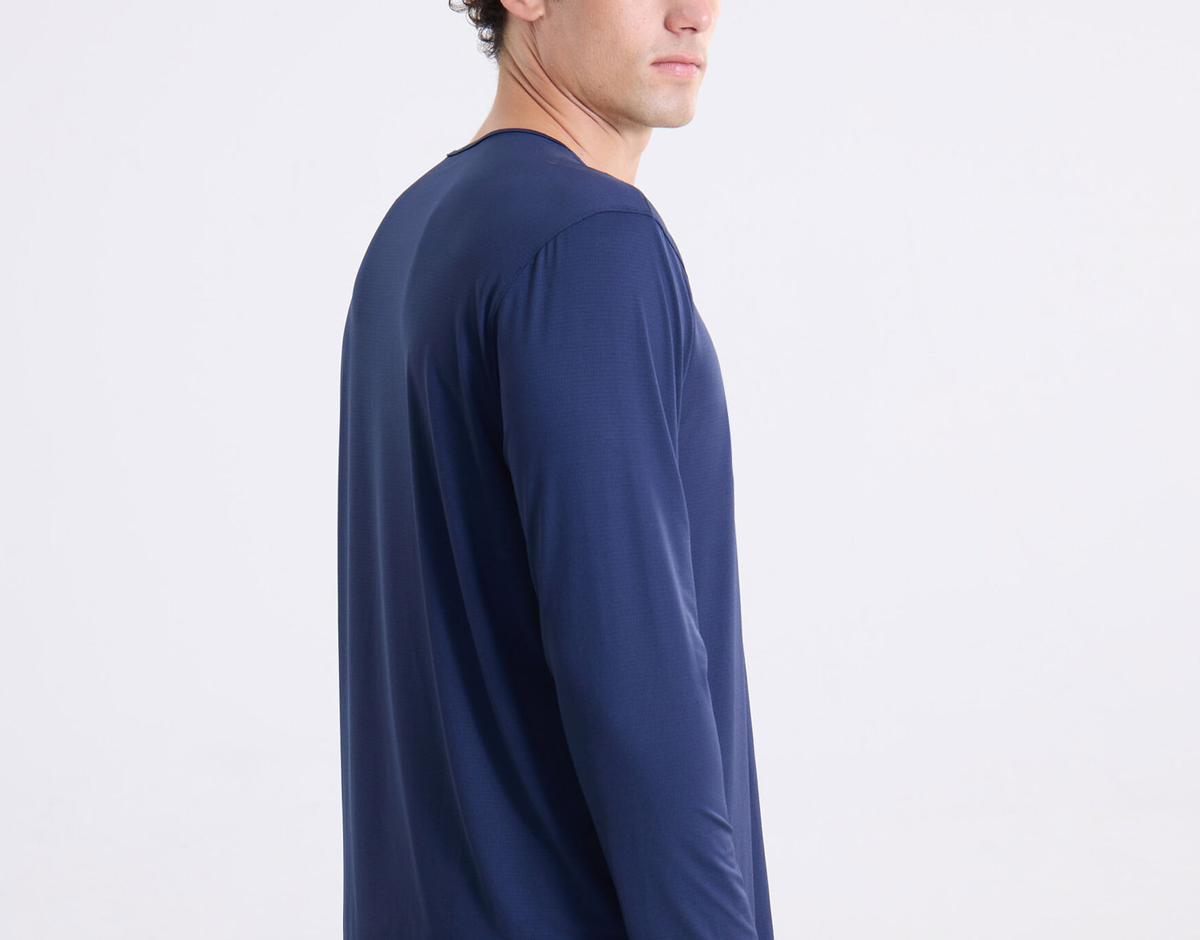 Camiseta Para Hombre AzulOscuro