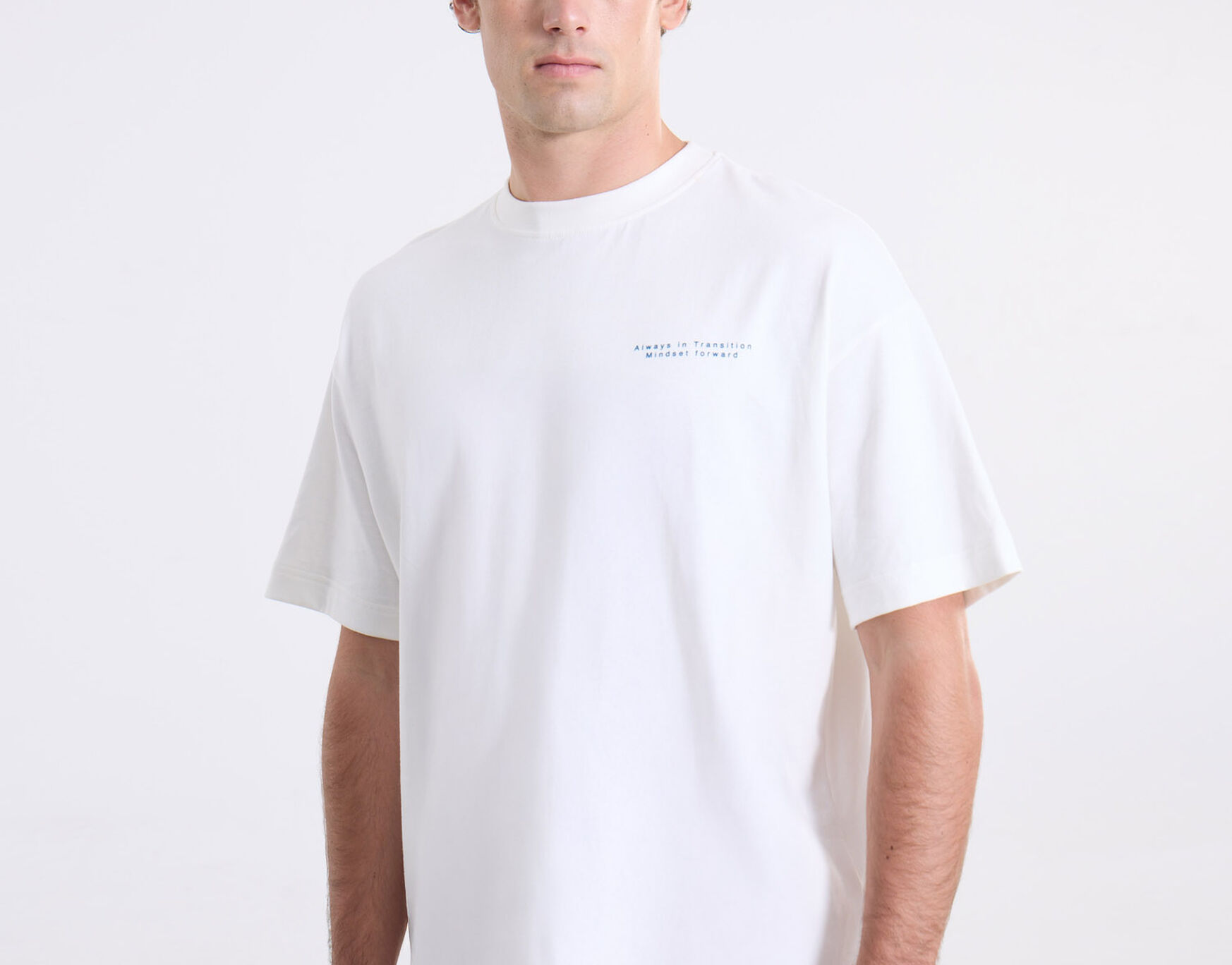 Camiseta Para Hombre Blanco