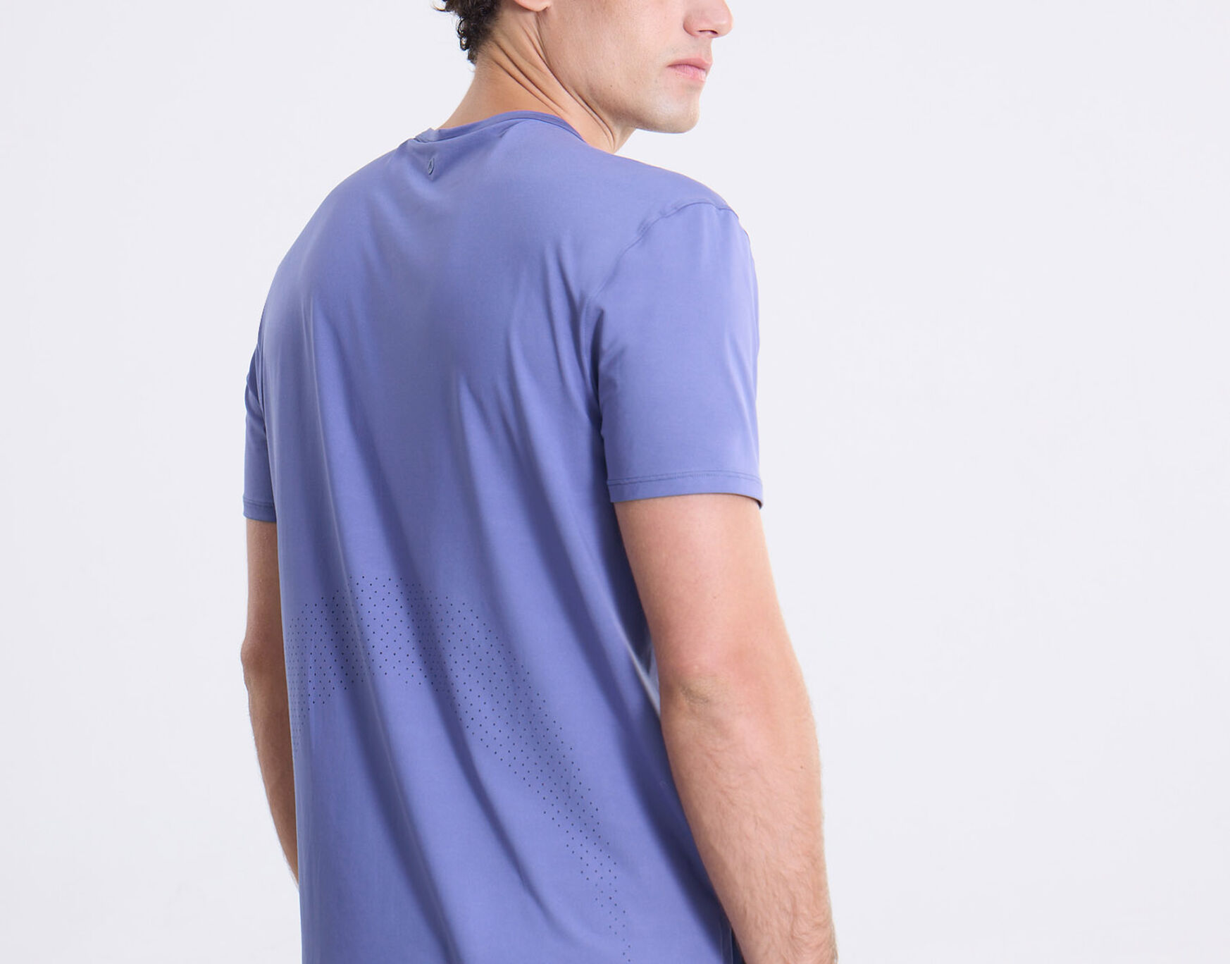 Camiseta Para Hombre AzulMedio