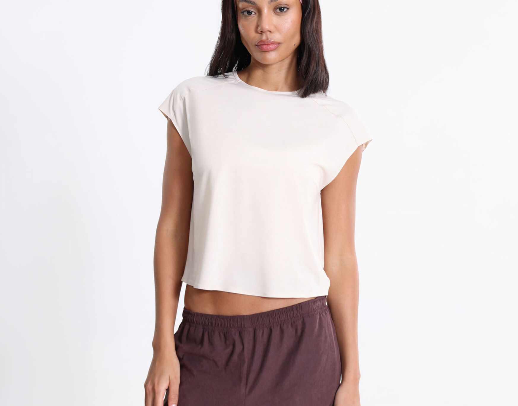 Camiseta Para Mujer Beige
