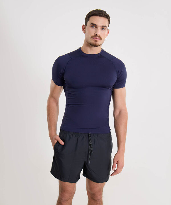 Camiseta Para Hombre AzulOscuro image number null