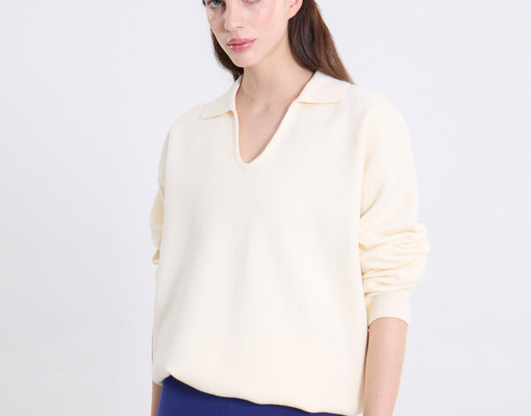 Saco Para Mujer Crema