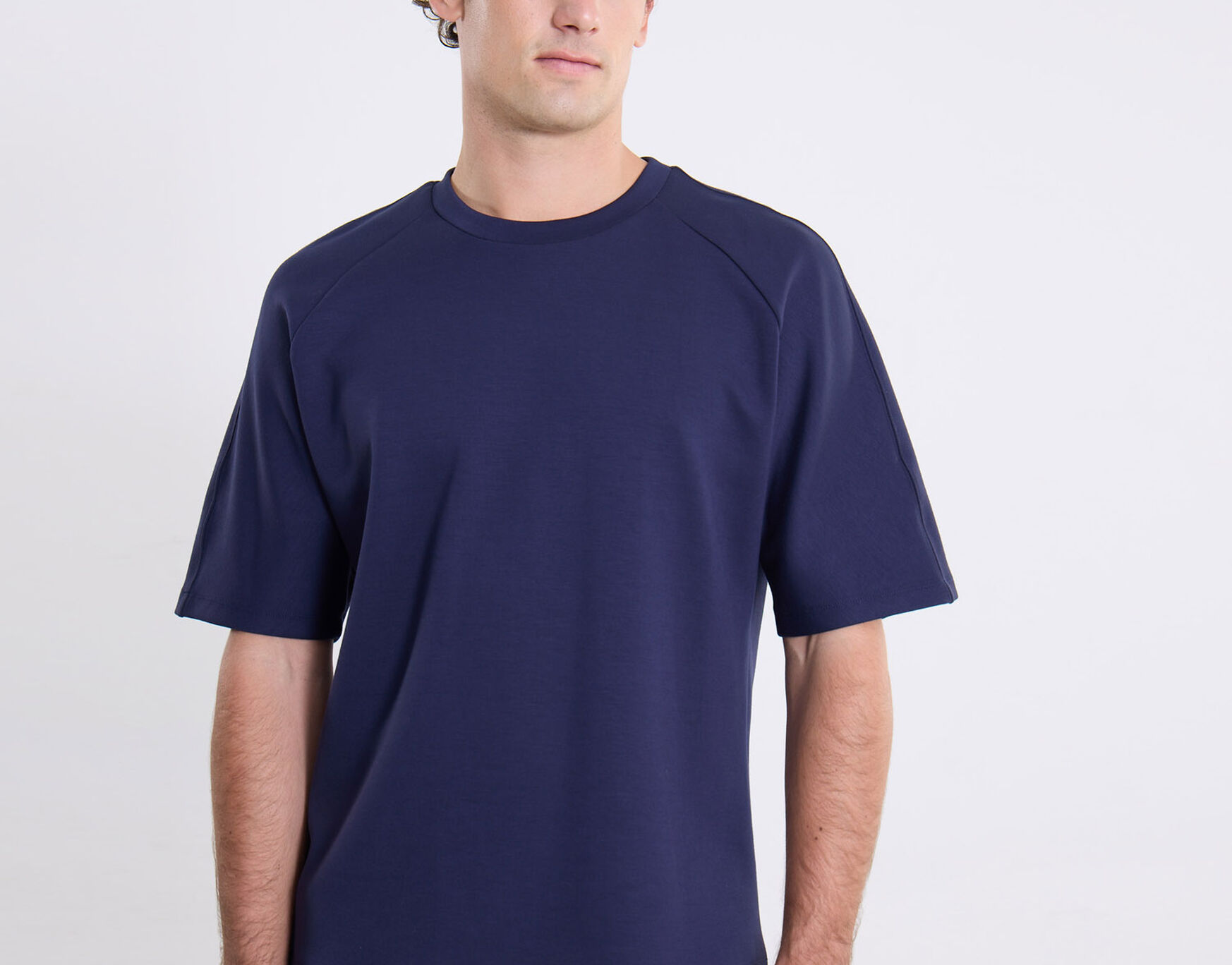 Camiseta Para Hombre AzulOscuro