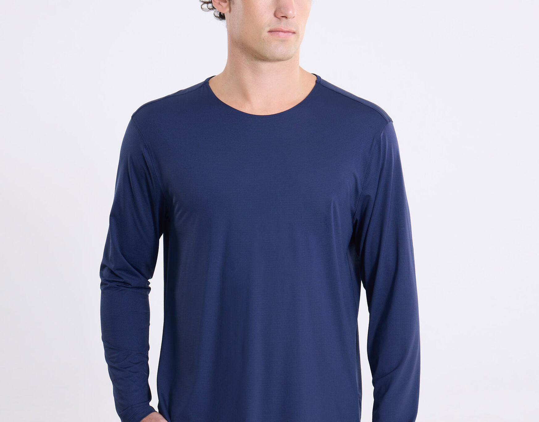 Camiseta Para Hombre AzulOscuro