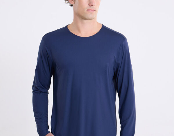Camiseta Para Hombre AzulOscuro