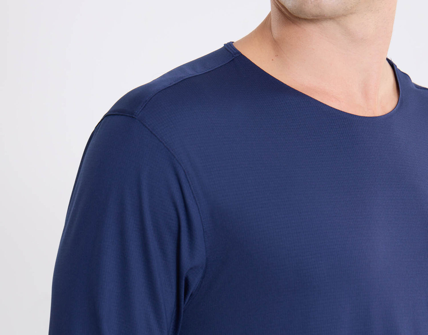 Camiseta Para Hombre AzulOscuro