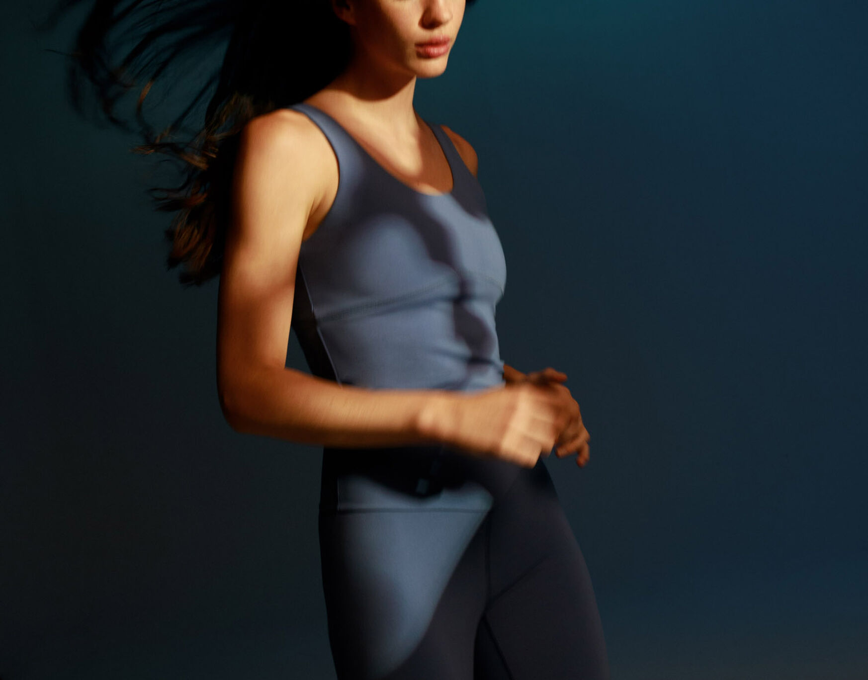 Camiseta Tank Top Aerius Skin, AzulMedio