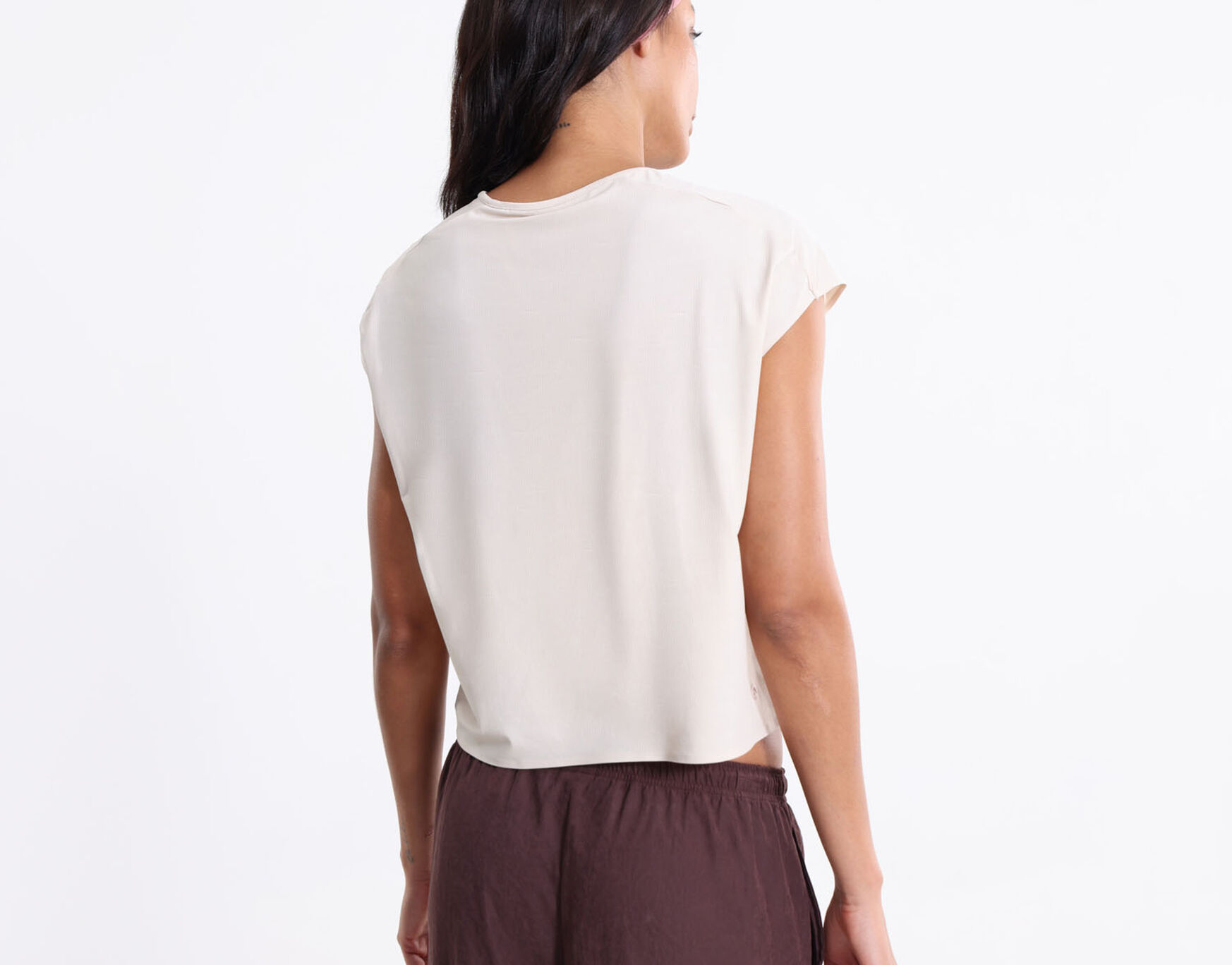 Camiseta Para Mujer Beige