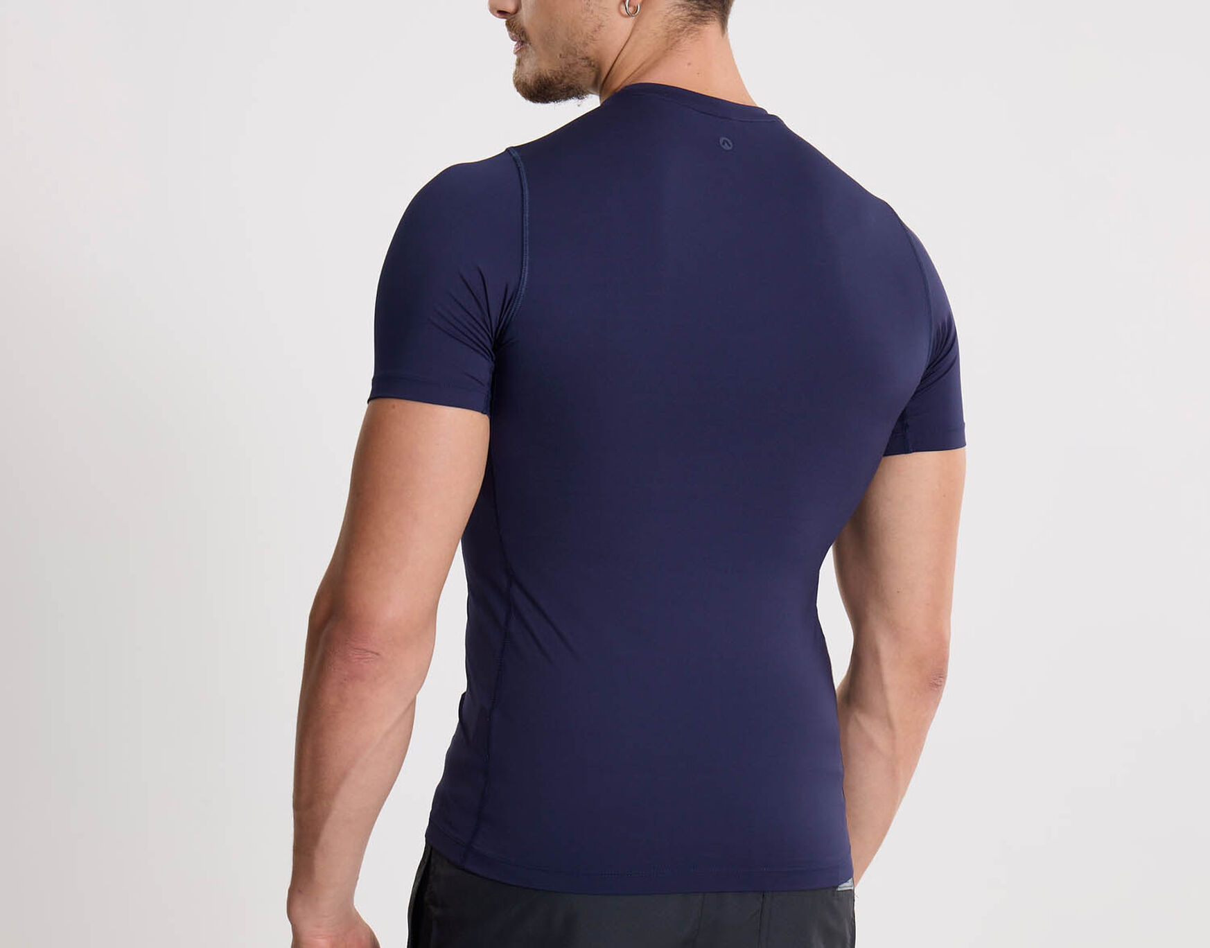 Camiseta Para Hombre AzulOscuro