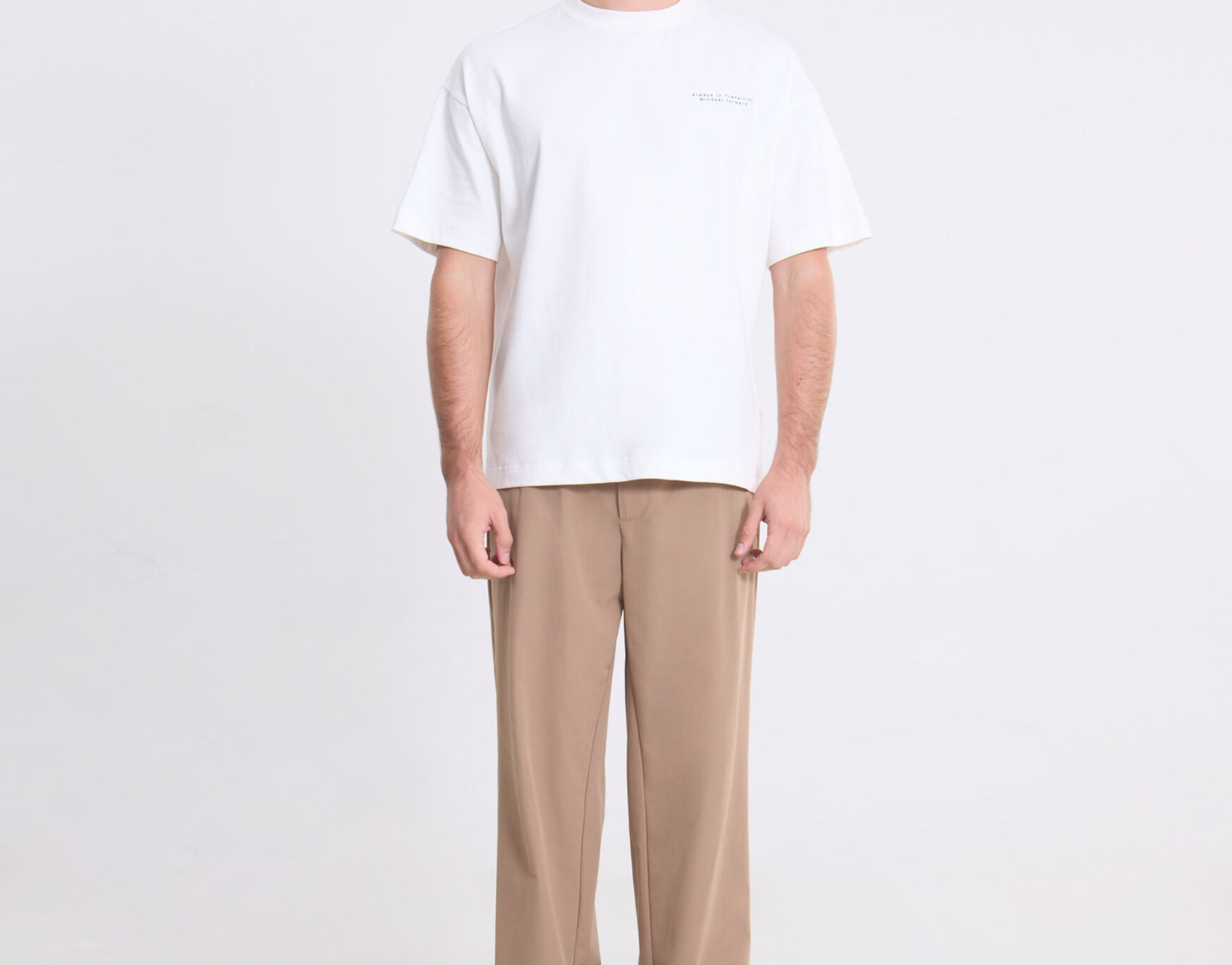 Camiseta Para Hombre Blanco