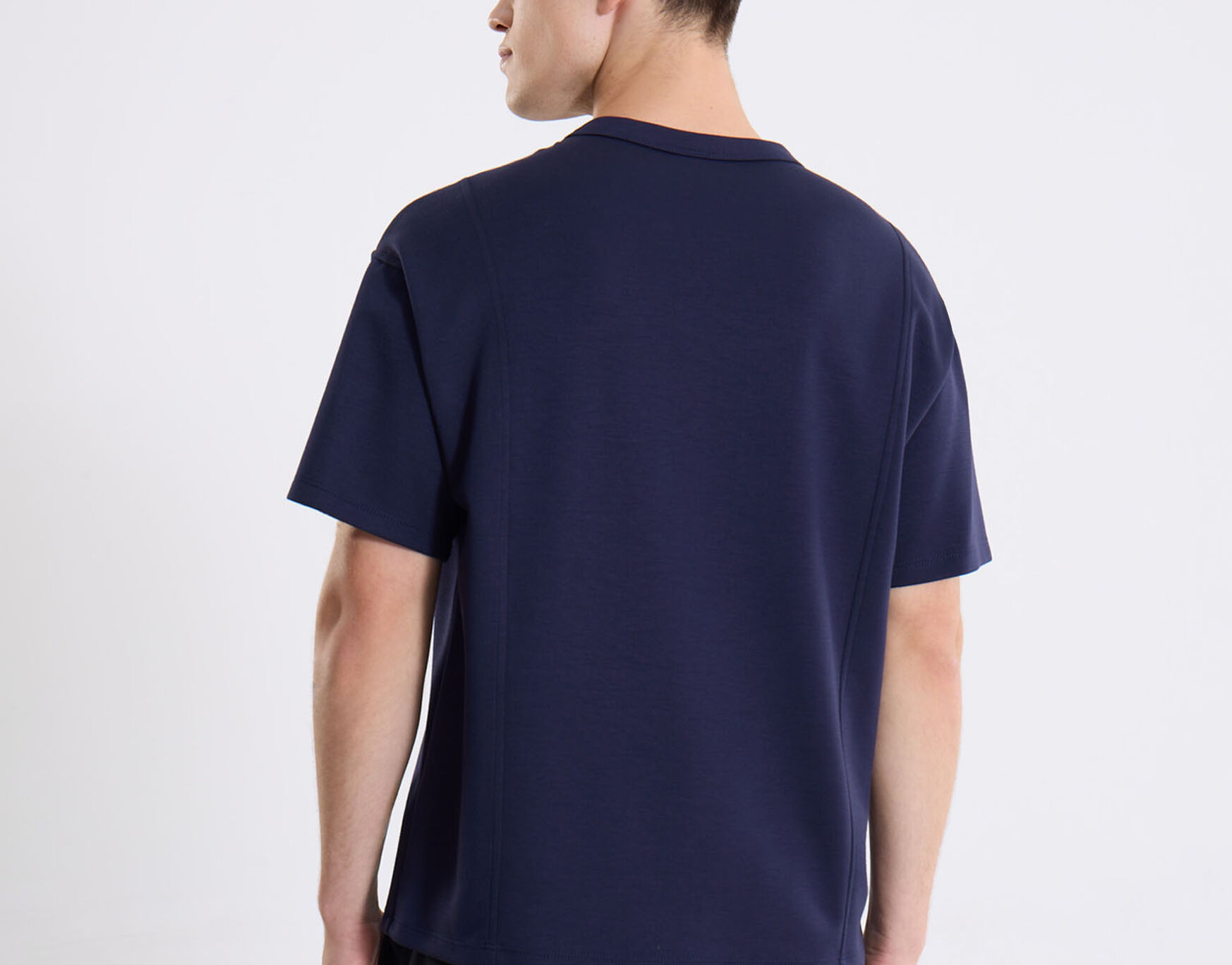 Camiseta Para Hombre AzulOscuro