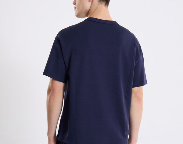 Camiseta Para Hombre AzulOscuro