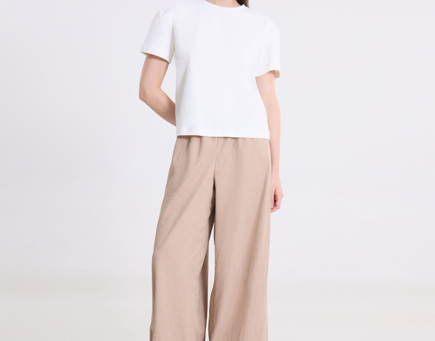 Pantalon Para Mujer Beige