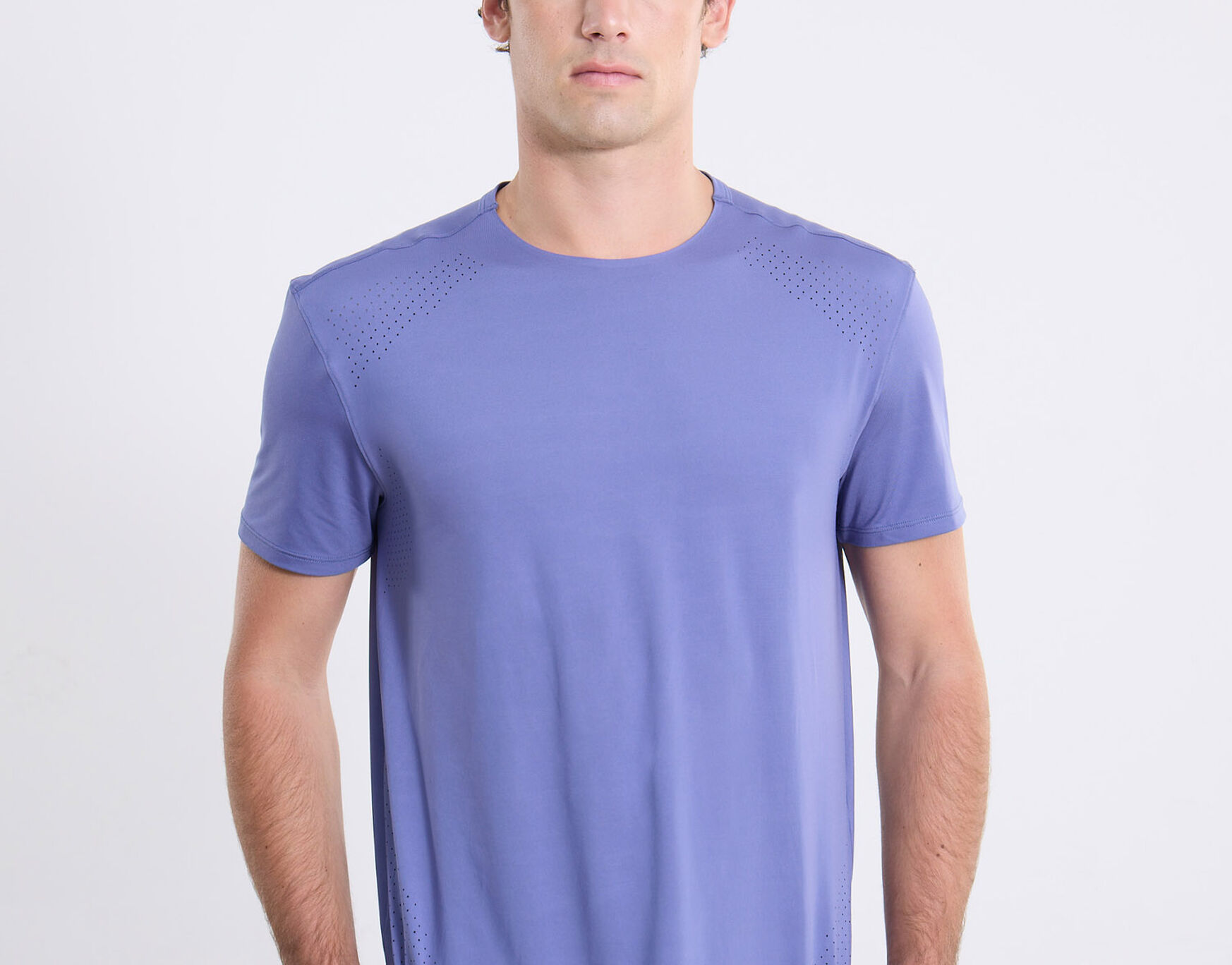 Camiseta Para Hombre AzulMedio