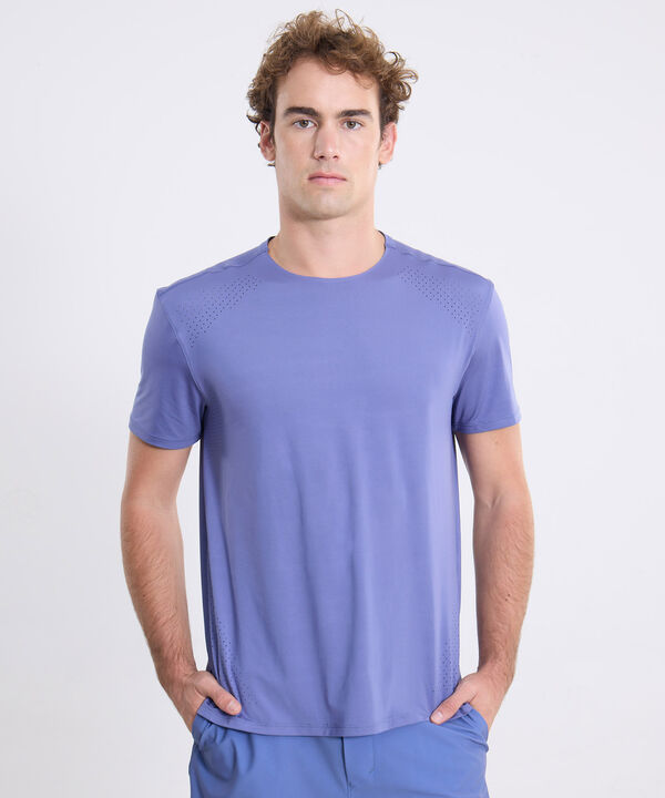 Camiseta Para Hombre AzulMedio image number null