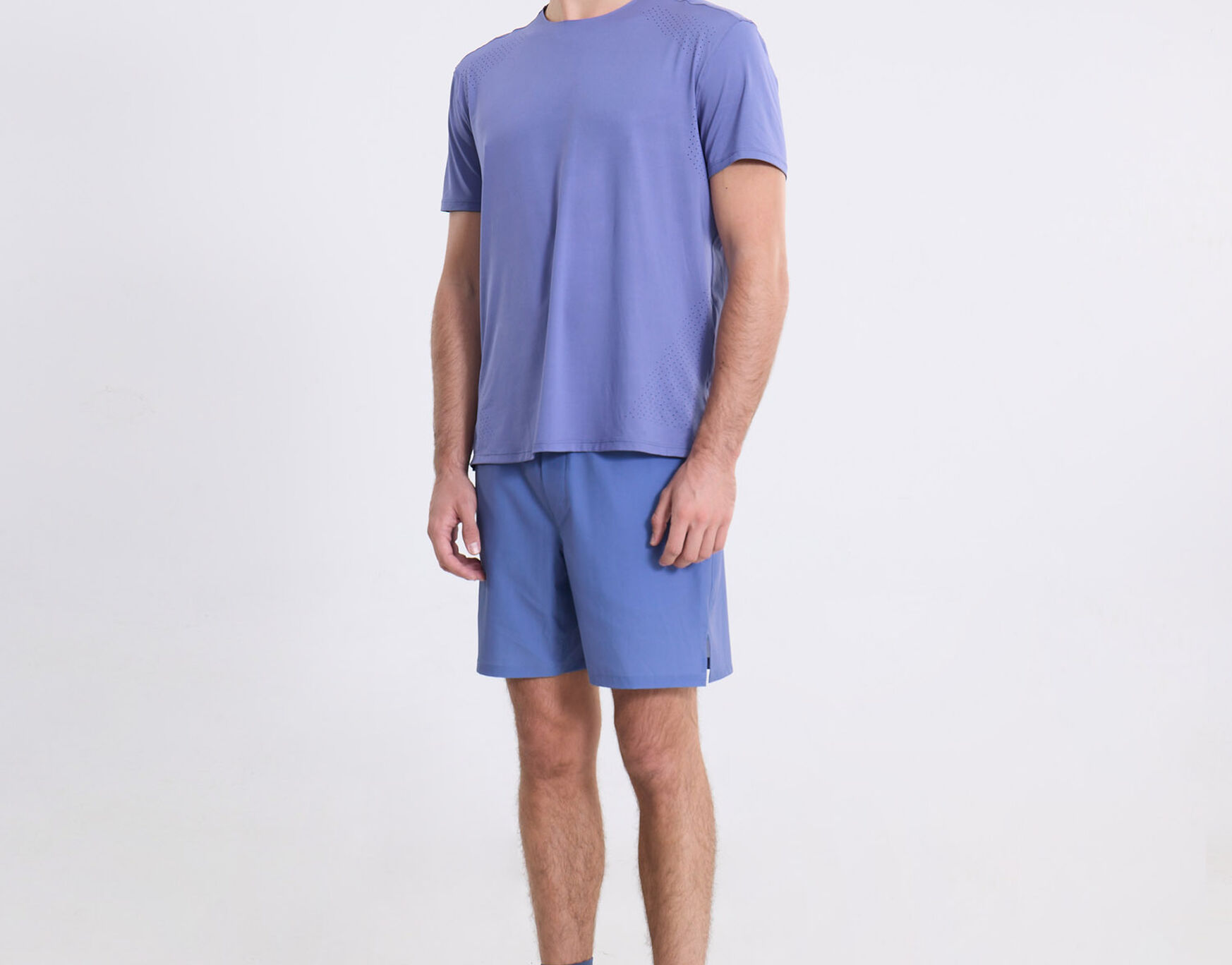 Camiseta Para Hombre AzulMedio