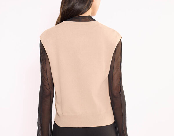 Camiseta Para Mujer Beige