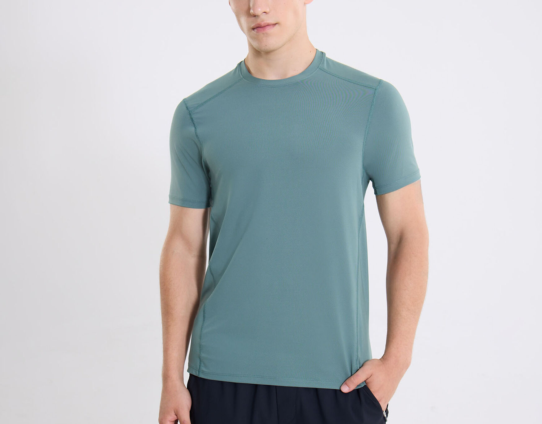 Camiseta Para Hombre Verde