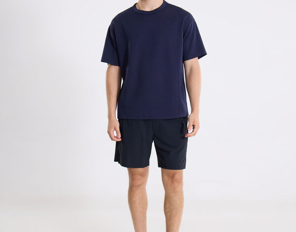 Camiseta Para Hombre AzulOscuro